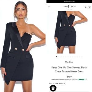 Black Blazer Dress
